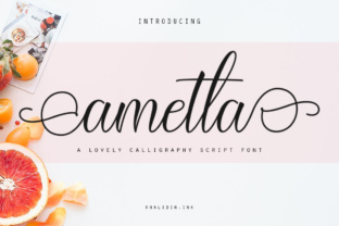 Ametta Script: Elevating Design with Feminine Elegance and Versatile Legibility