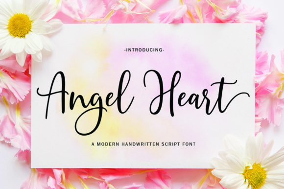 Angel Heart Script: A Beautiful Handwritten Font