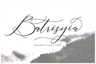Batrisyia Script: A Modern Handmade Calligraphy Style for Creative Design