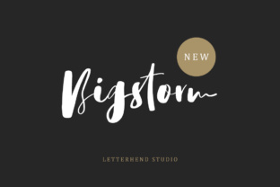 Bigstorm Script: A Unique Handmade Font for Impactful Design