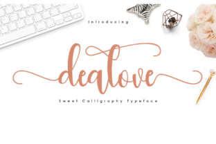 Dealove Script: A Sweet Calligraphy Typeface for Modern Design