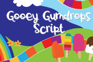 Gooey Gumdrops Script: A Whimsical Font for Creative Expression