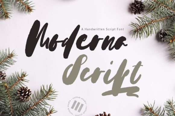 Moderna Script: A Timeless Handwritten Font for Modern Design Workflows