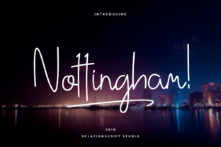 Nottingham Script: The Hand-Drawn Font That Elevates Modern Design