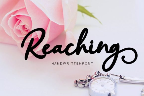Reaching Script: A Modern Handwritten Font for Personal and Professional Projects