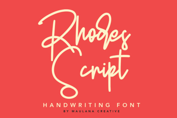 Rhodes Script: A Timeless Handwritten Font for Creative Projects