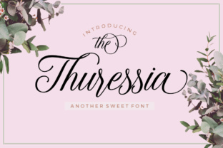 The Thuressia Script: A Modern Calligraphy Style for Creative Expression