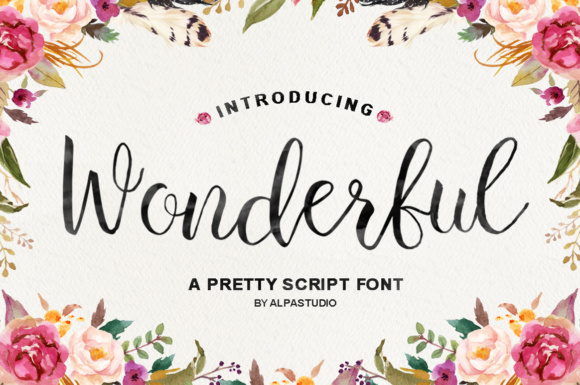 Wonderful Script: A Font That Truly Lives Up to Its Name
