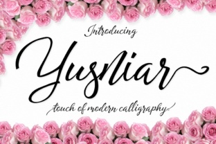 Yusniar Script: A Modern Calligraphy Style for Creative Projects